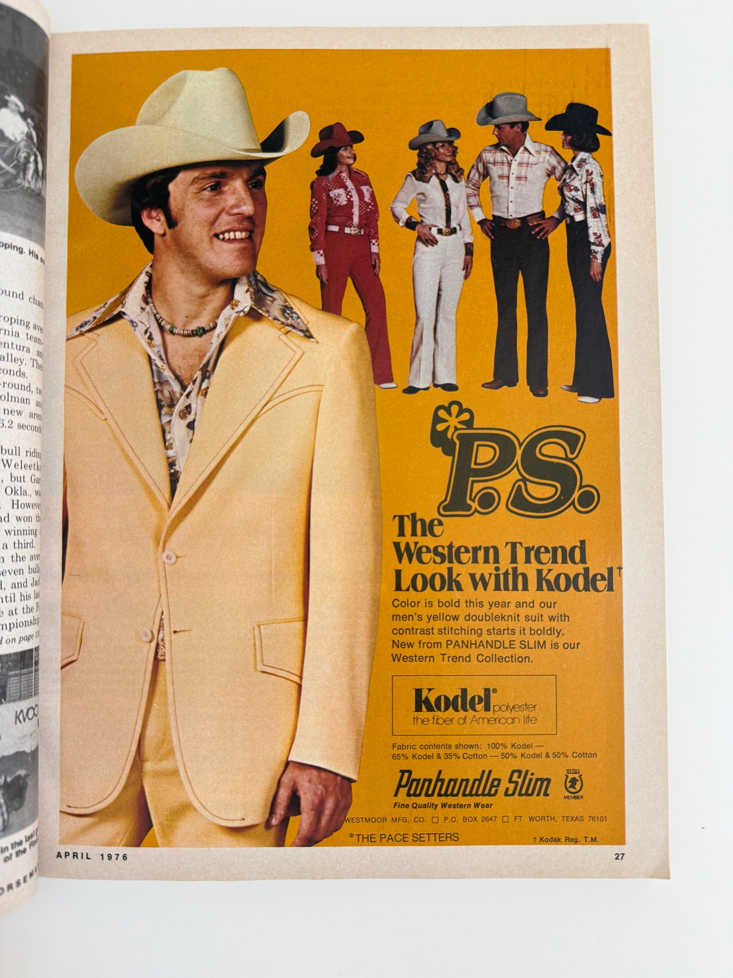 Vintage Western Horseman Magazine 1976