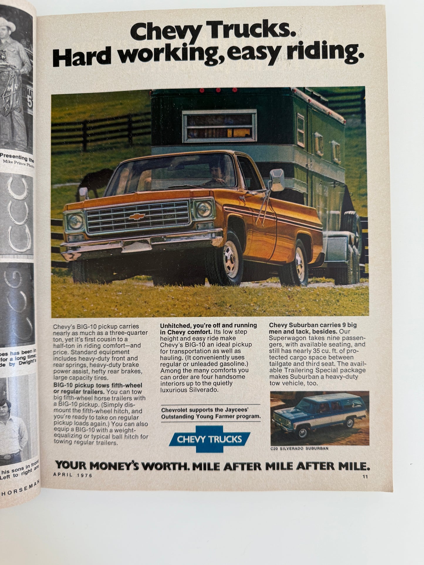 Vintage Western Horseman Magazine 1976