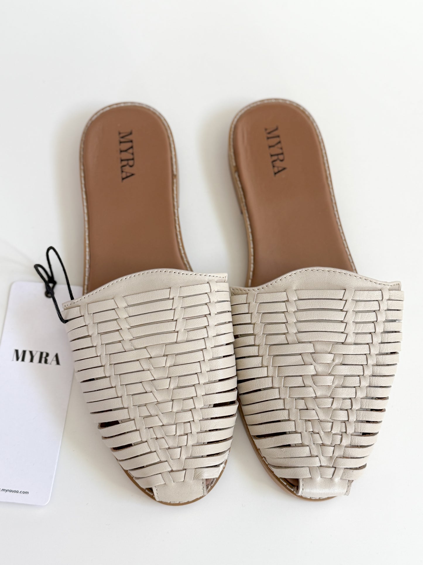 Woven Leather Sandals