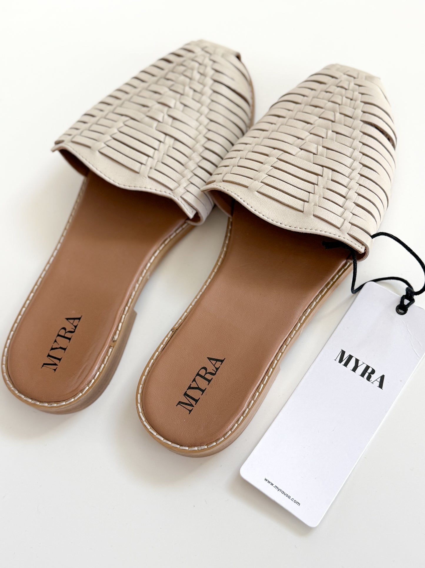 Woven Leather Sandals