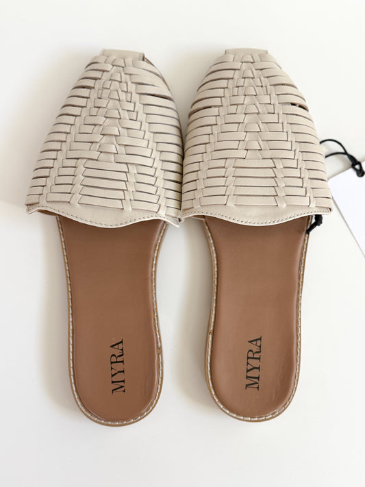 Woven Leather Sandals