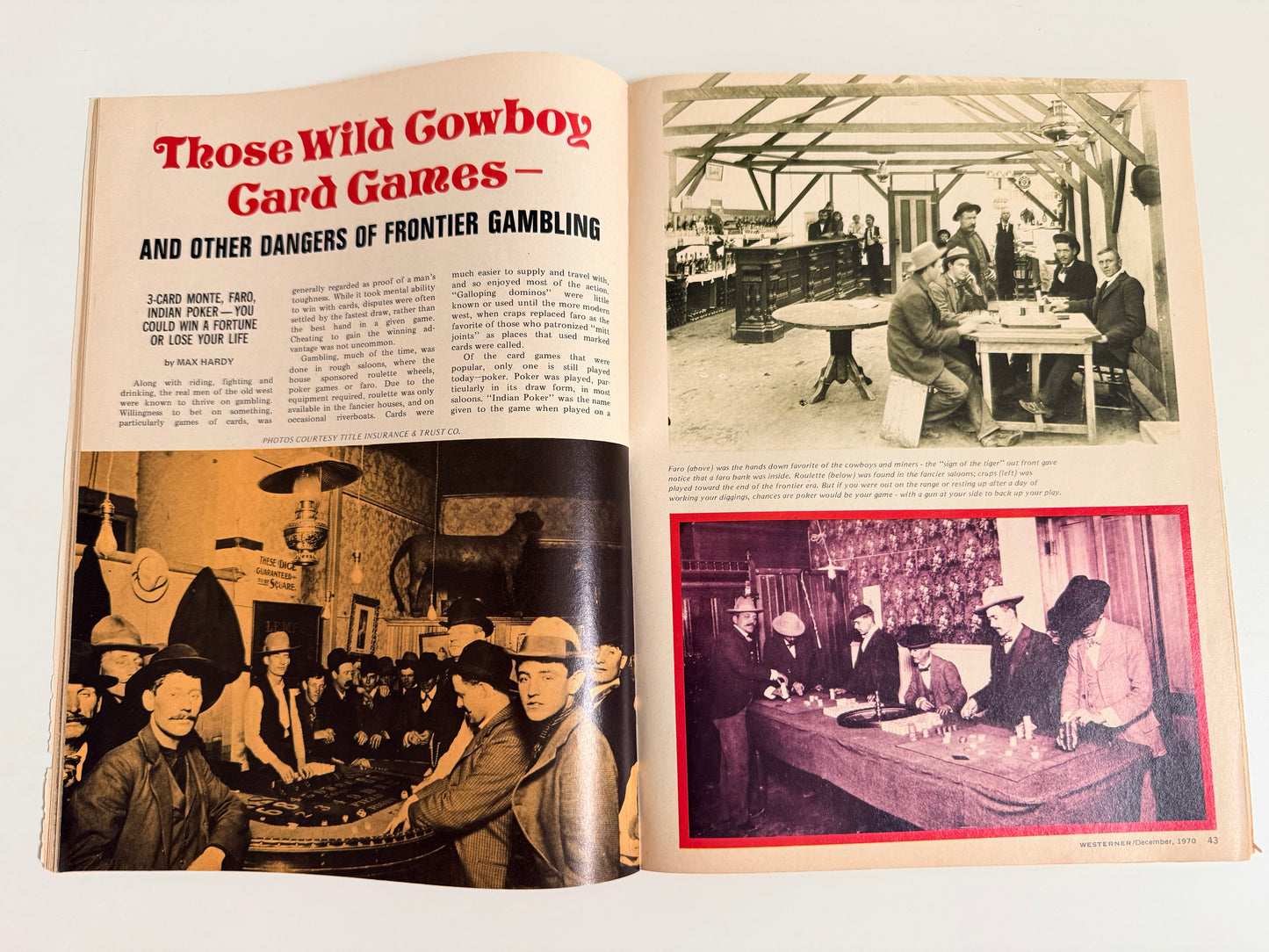 Vintage Westerner Magazine 1970