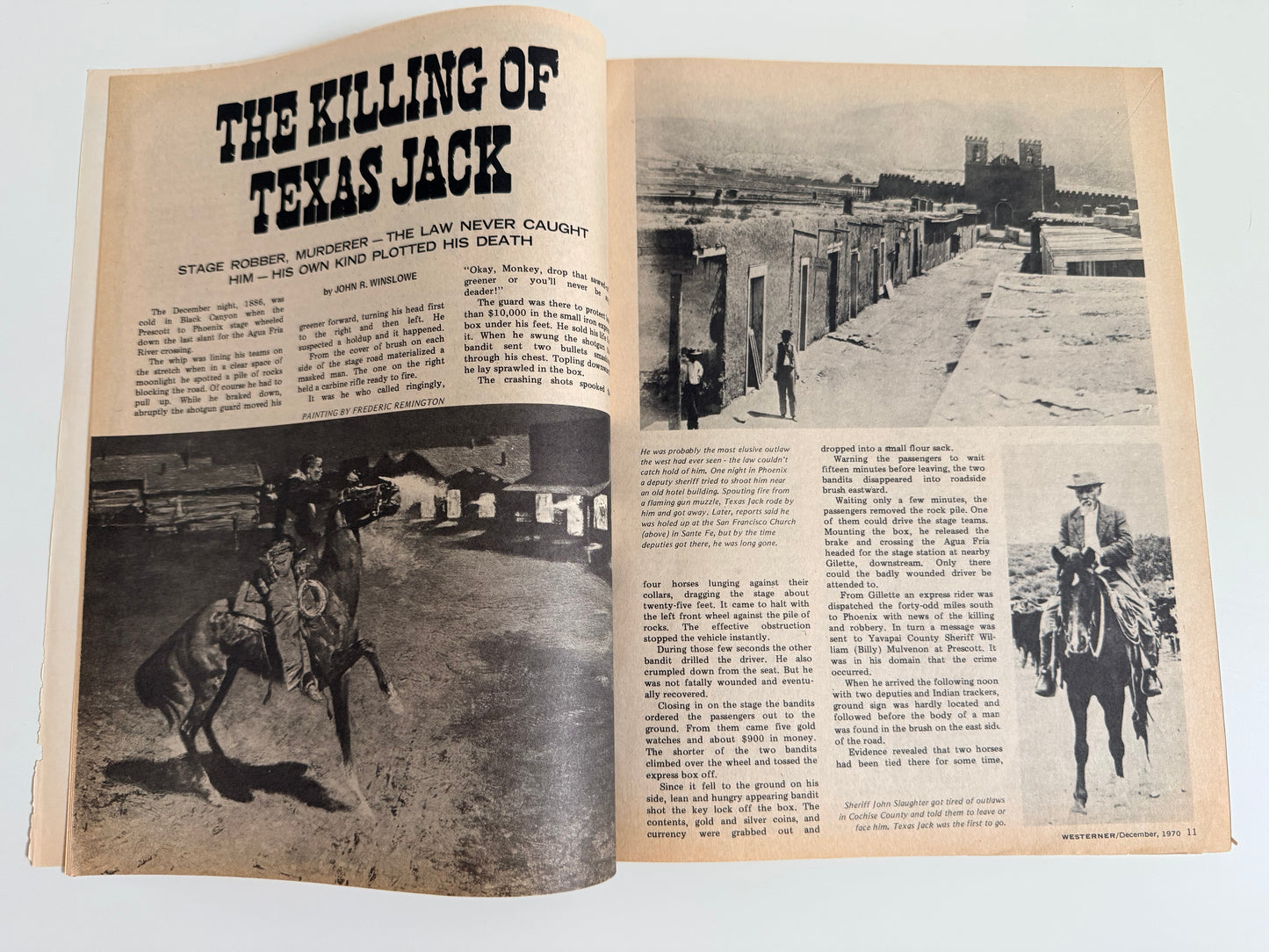 Vintage Westerner Magazine 1970