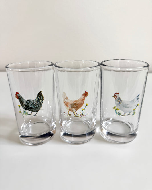 Chicken Juice Glass Set
