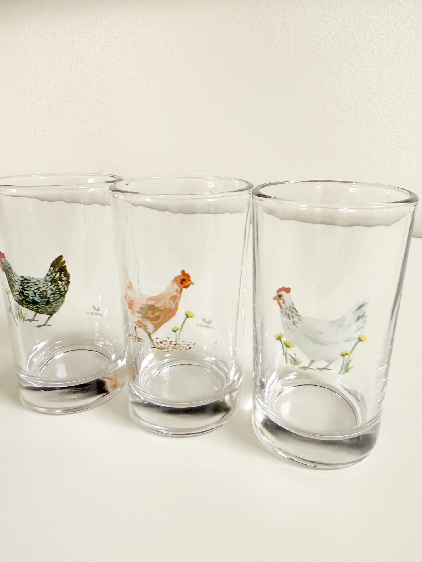 Chicken Juice Glass Set