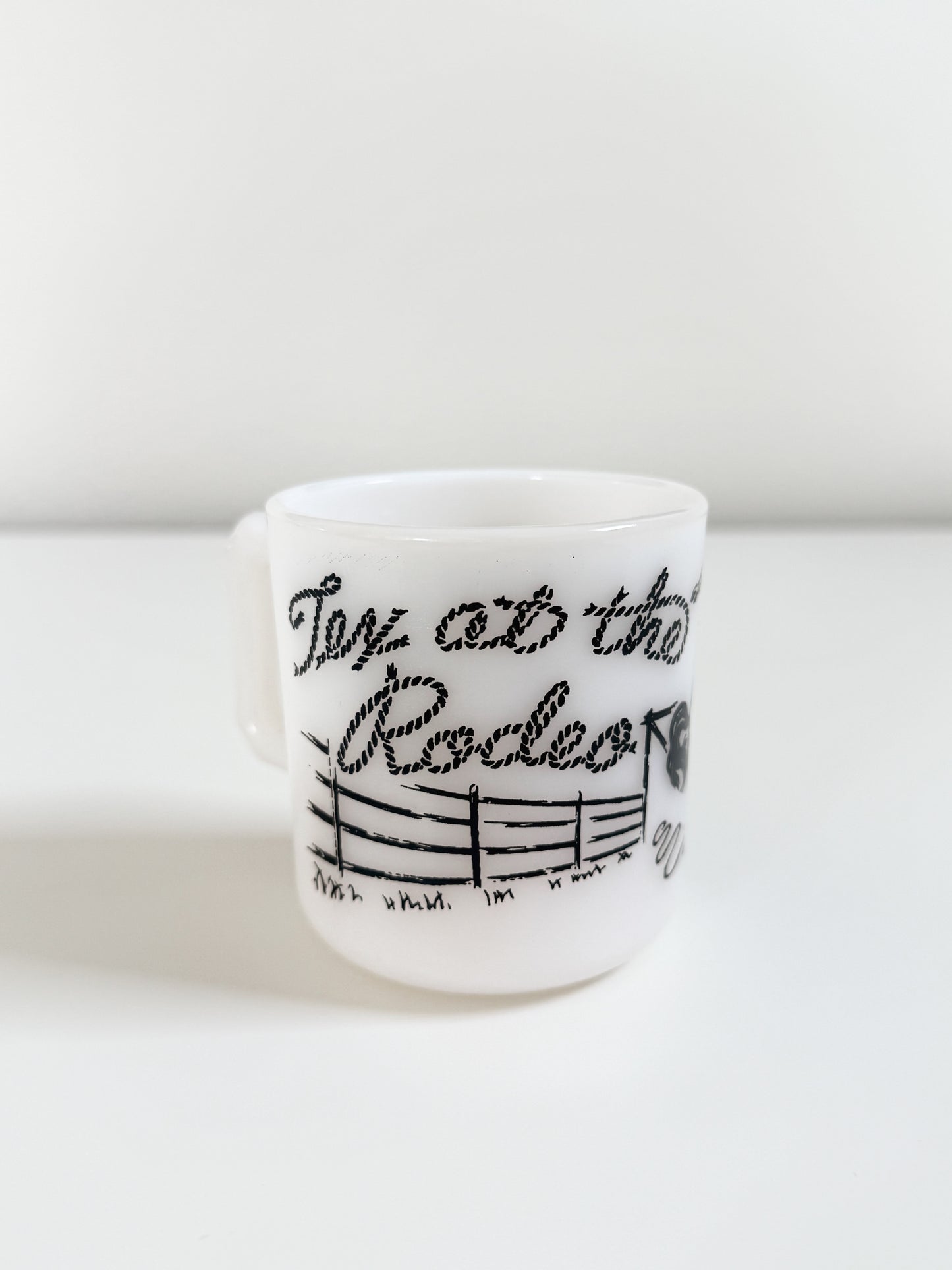 Vintage Tex At The Rodeo Mug