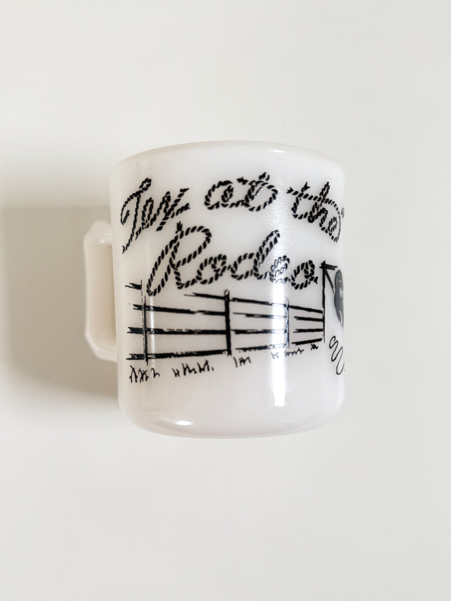 Vintage Tex At The Rodeo Mug
