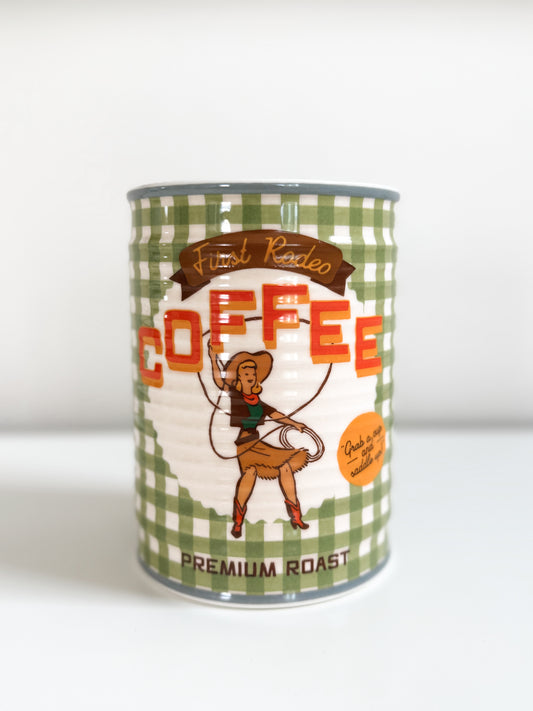 Ceramic Coffee Can Canister