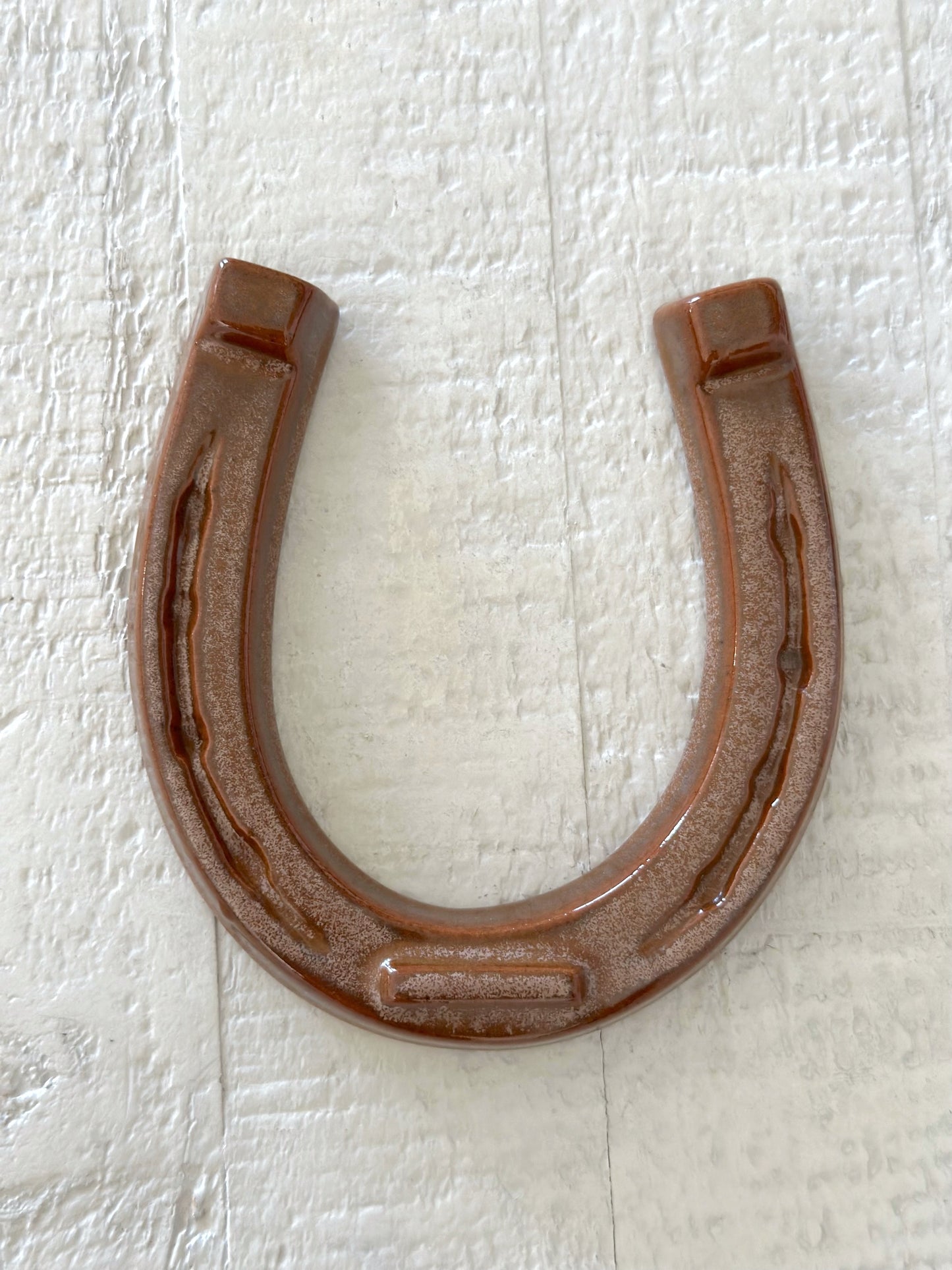 Vintage Frankoma Horseshoe (Plainsman Brown)