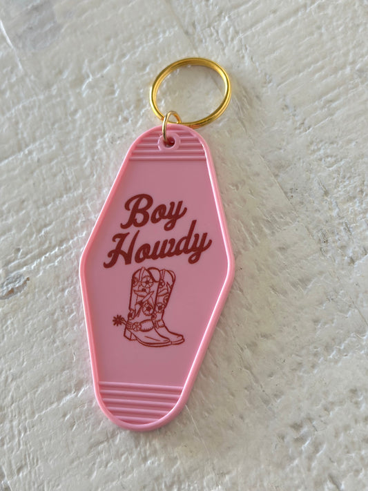 Boy Howdy Keychain