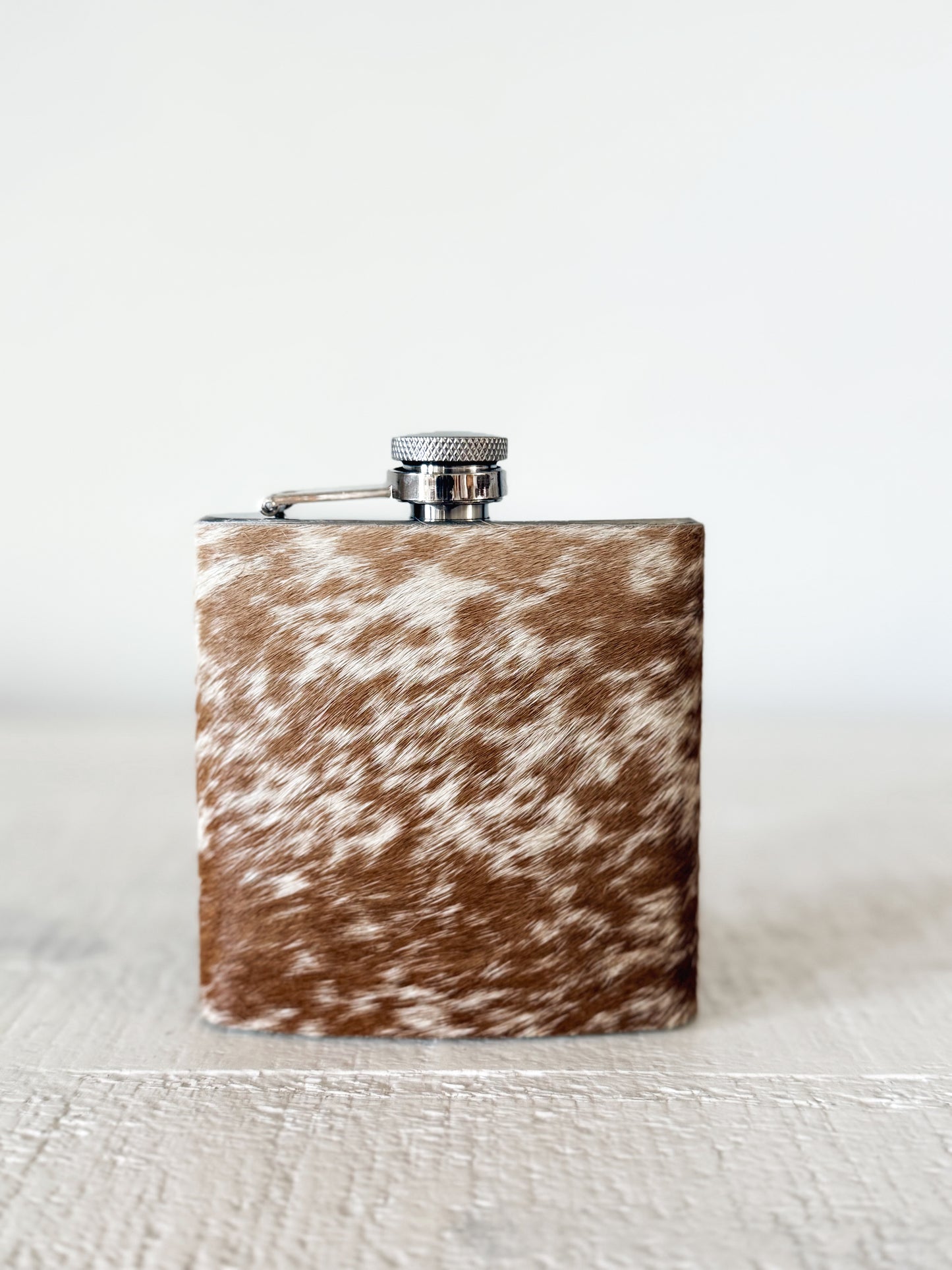 Cowhide Flask