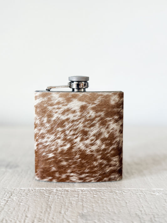 Cowhide Flask