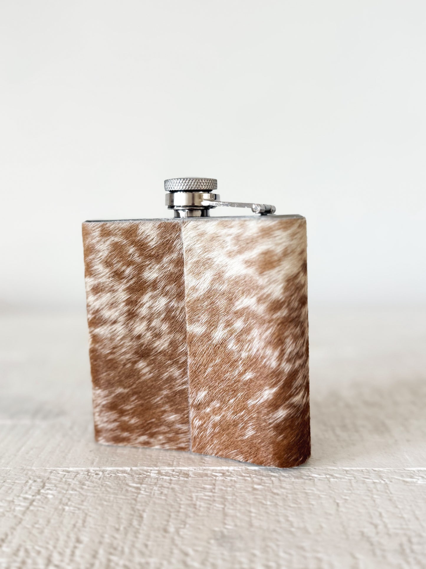 Cowhide Flask