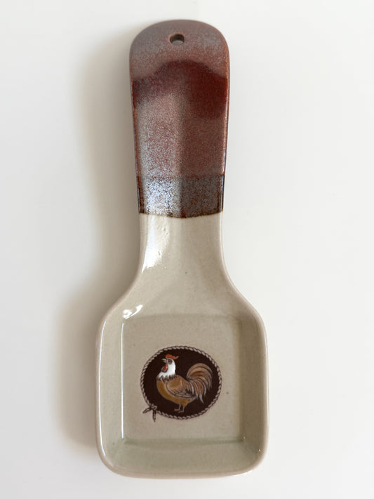 Vintage Otagiri Rooster Spoon Rest