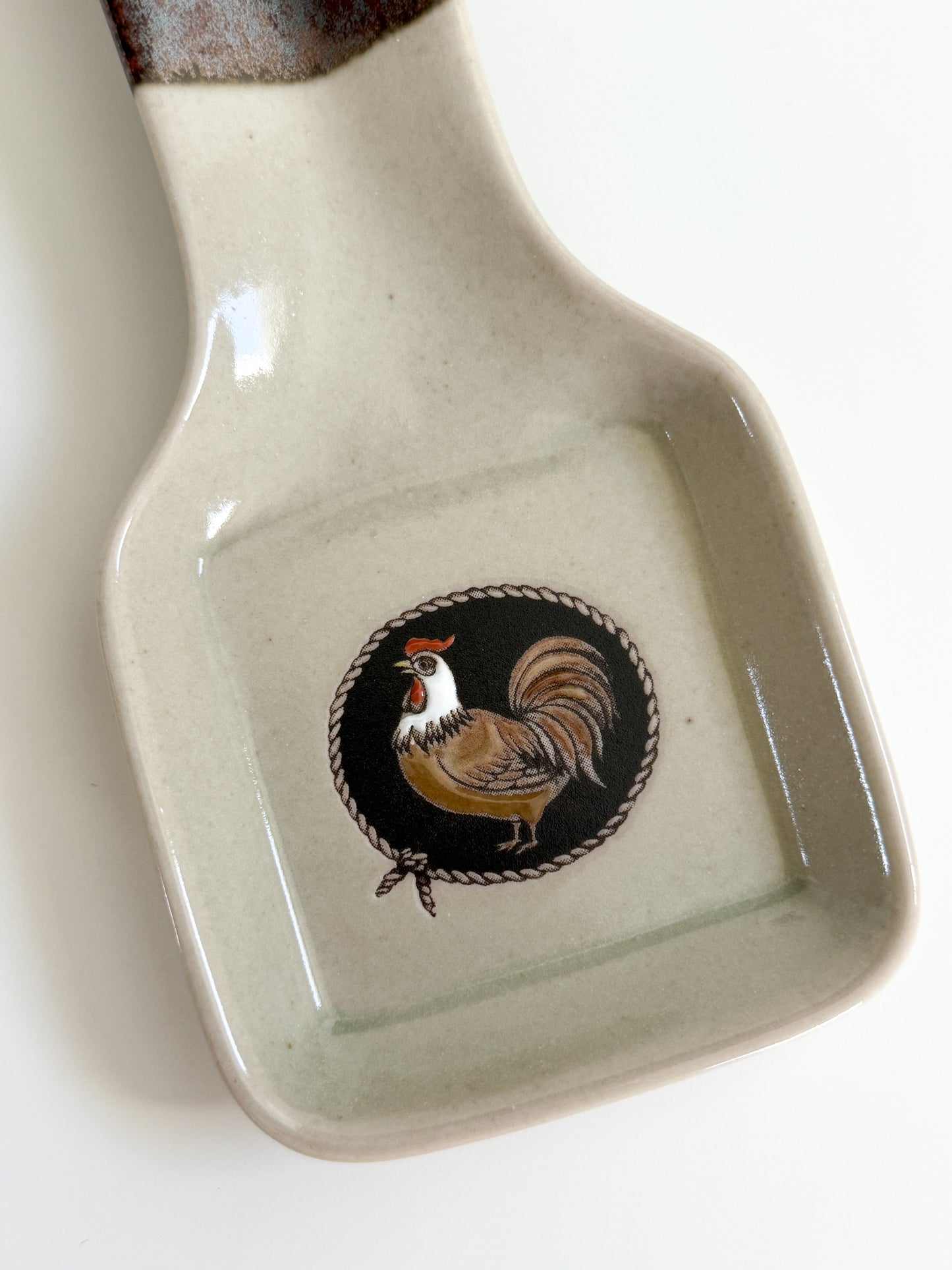 Vintage Otagiri Rooster Spoon Rest