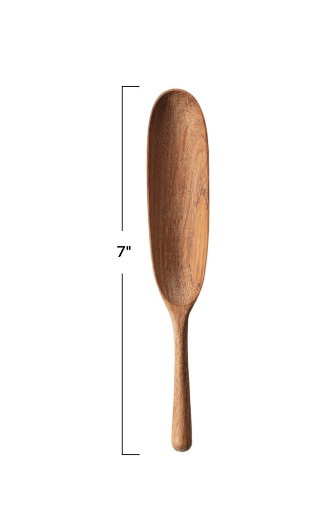 Oblong Wood Spoon