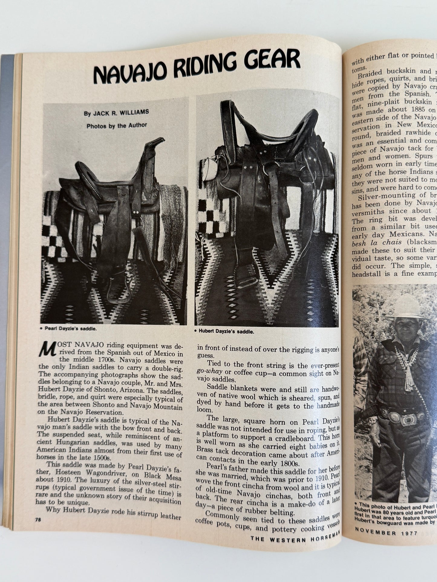 Vintage Western Horseman Magazine 1977