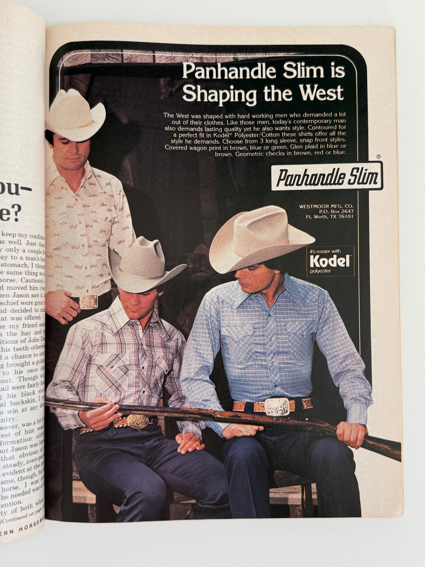 Vintage Western Horseman Magazine 1977