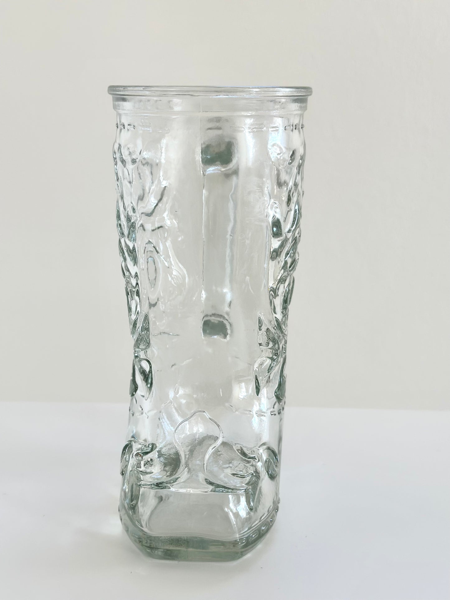 Vintage Glass Boot Mug