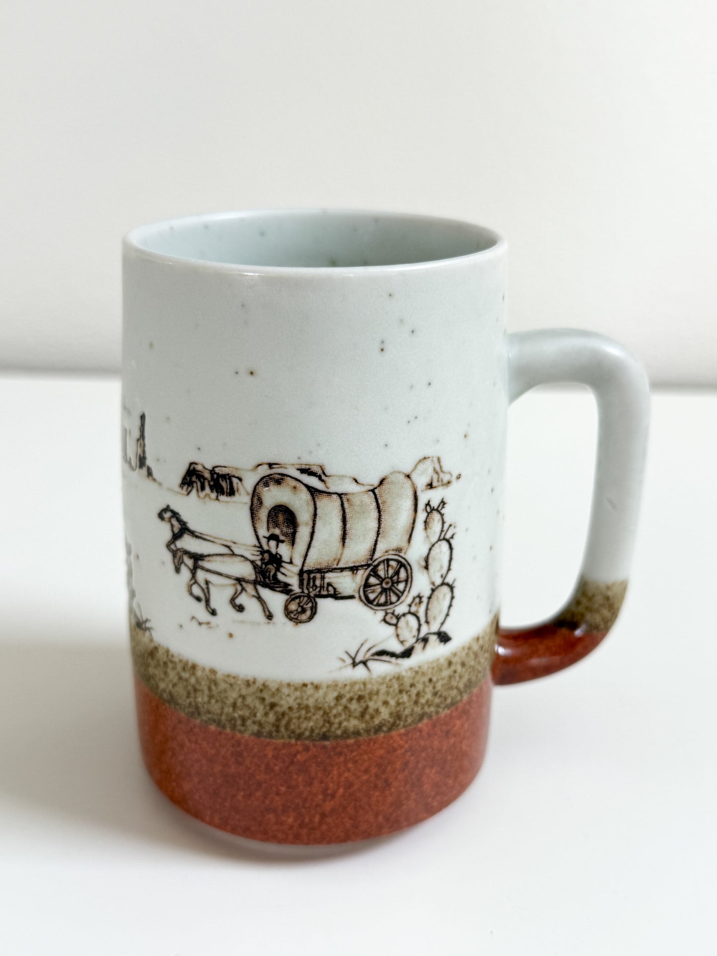 Vintage Covered Wagon Mug