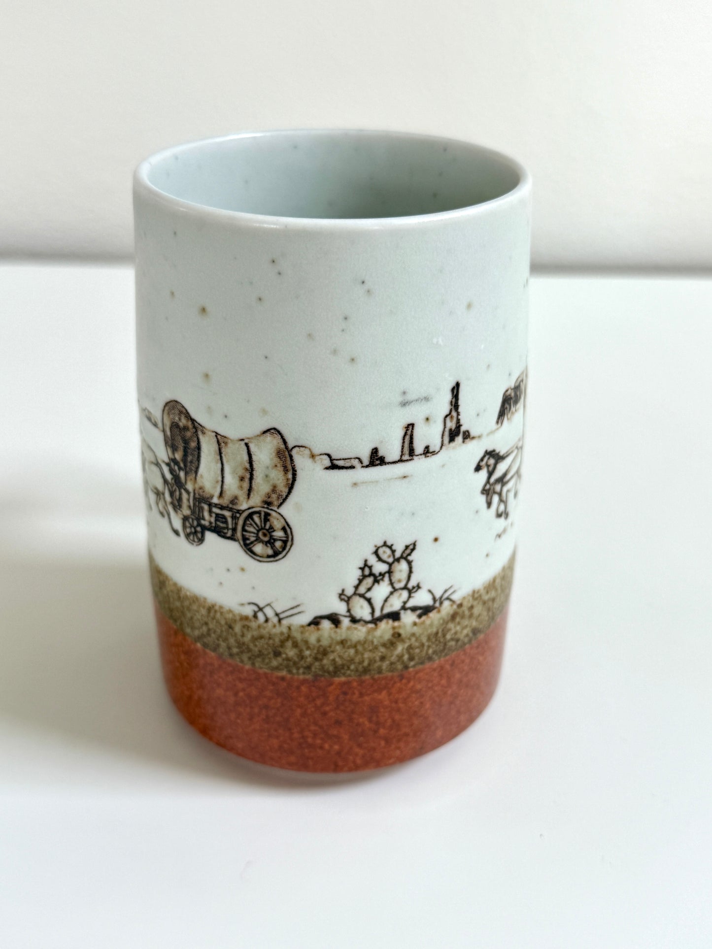 Vintage Covered Wagon Mug