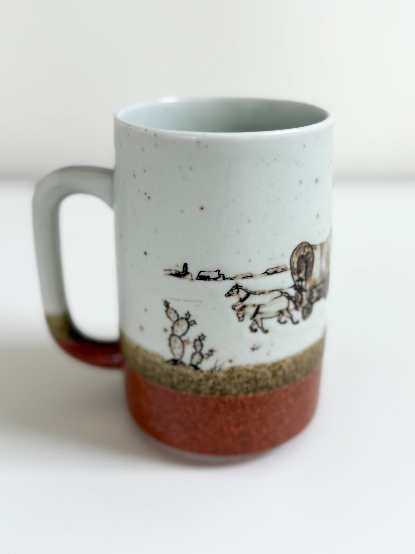 Vintage Covered Wagon Mug