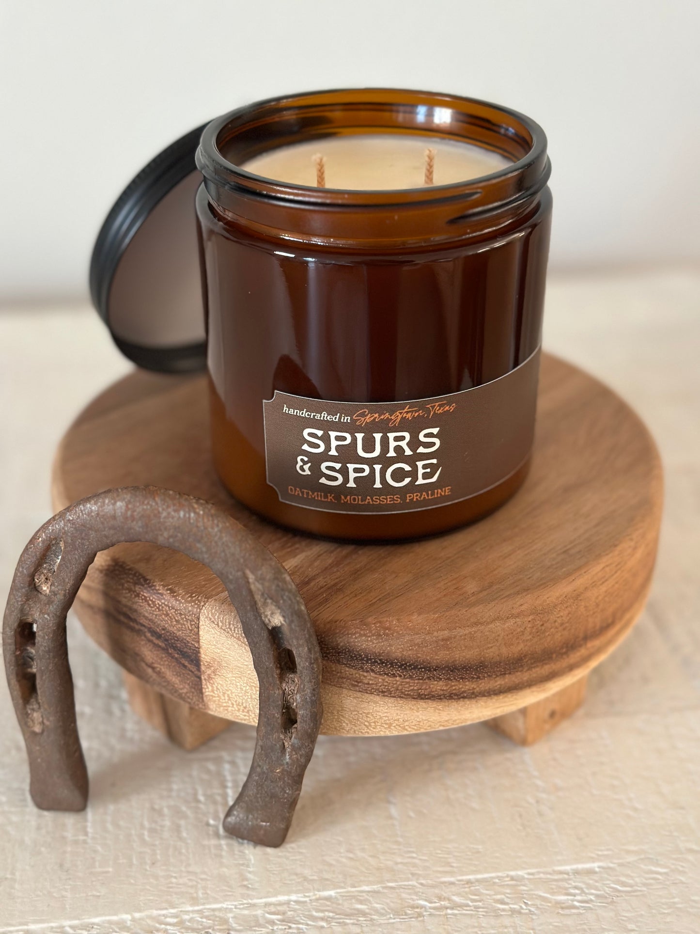 Spurs And Spice Candle