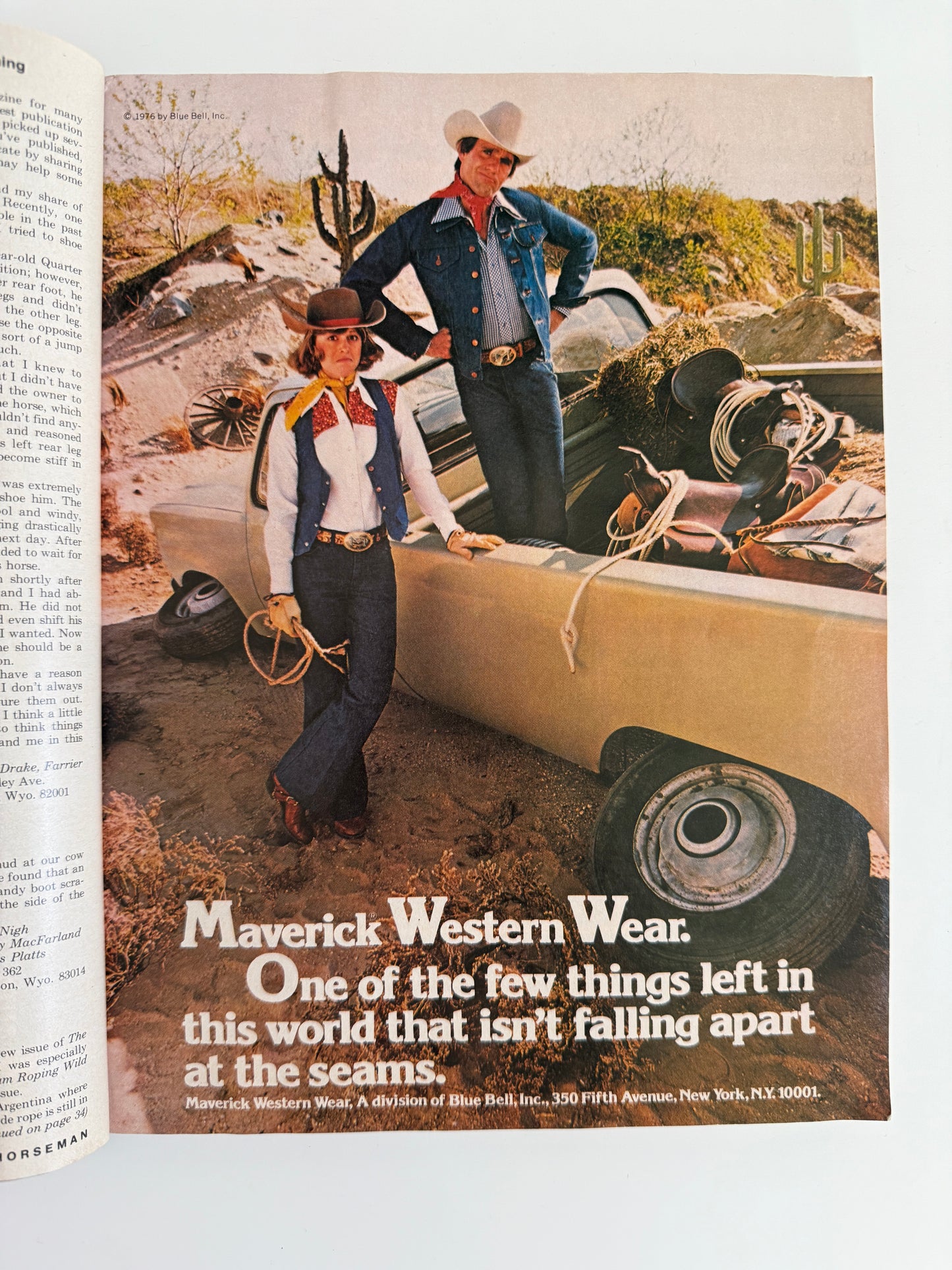 Vintage Western Horseman Magazine 1976