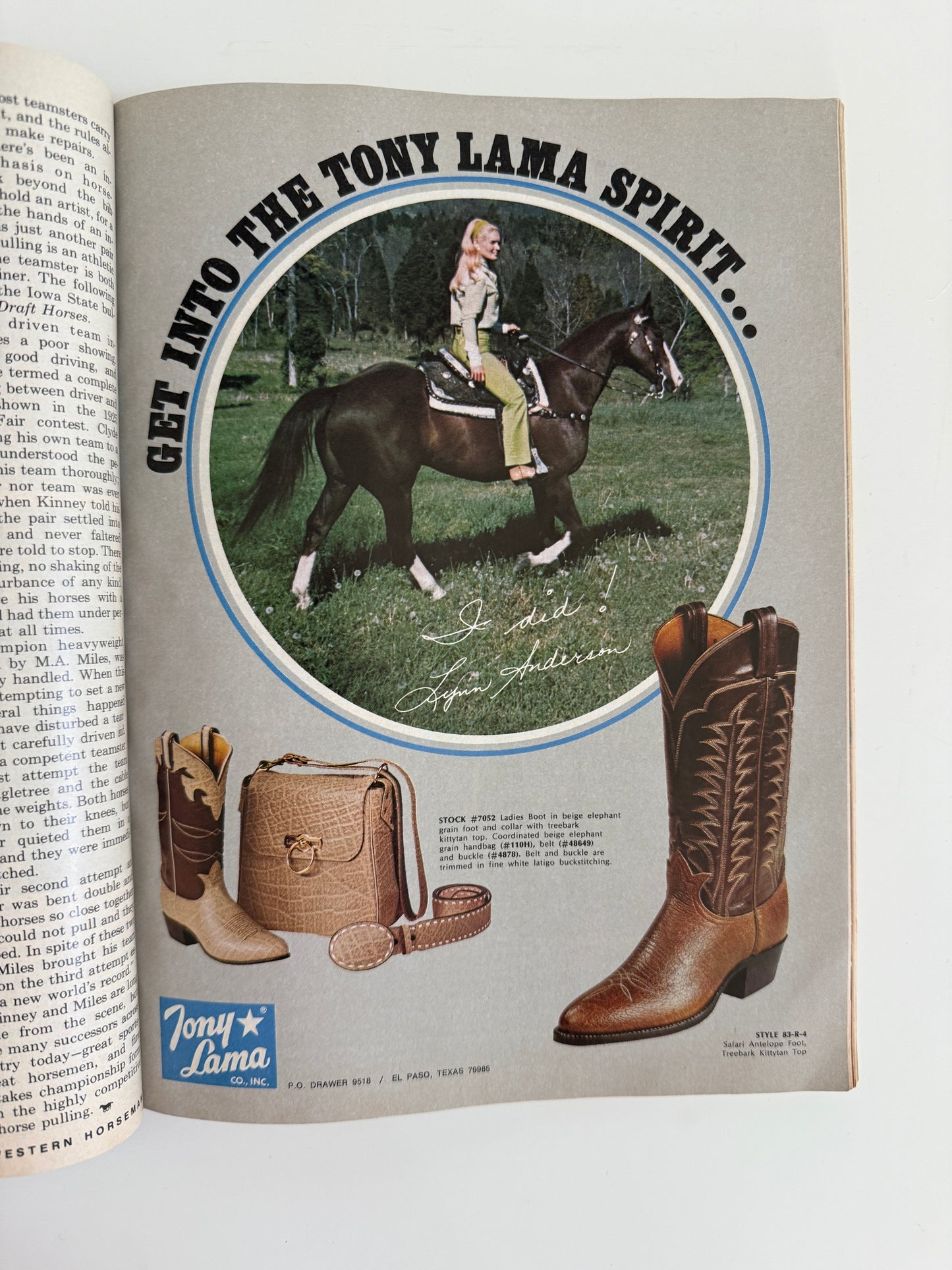 Vintage Western Horseman Magazine 1976