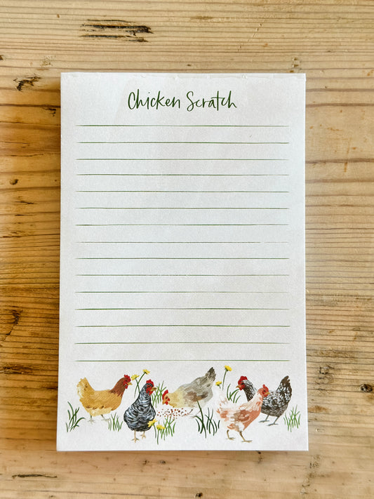 Chicken Scratch Notepad