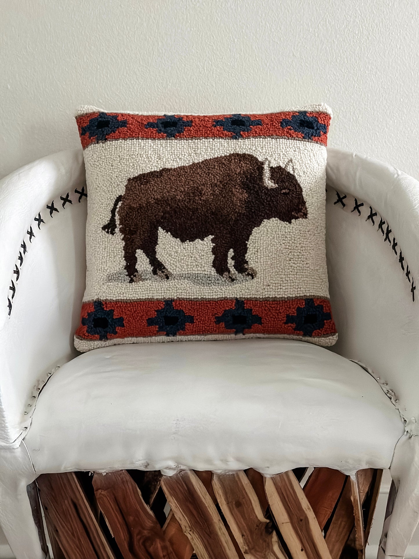 Buffalo Hook Pillow