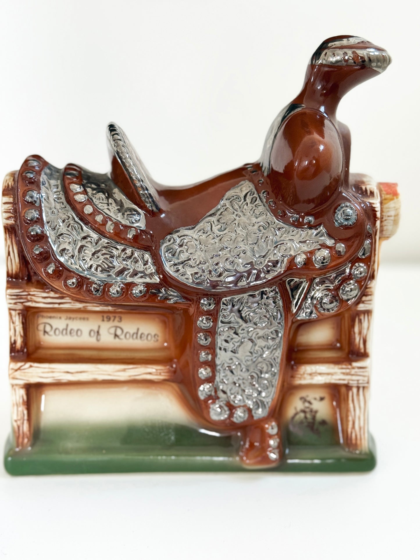 Vintage Saddle Decanter