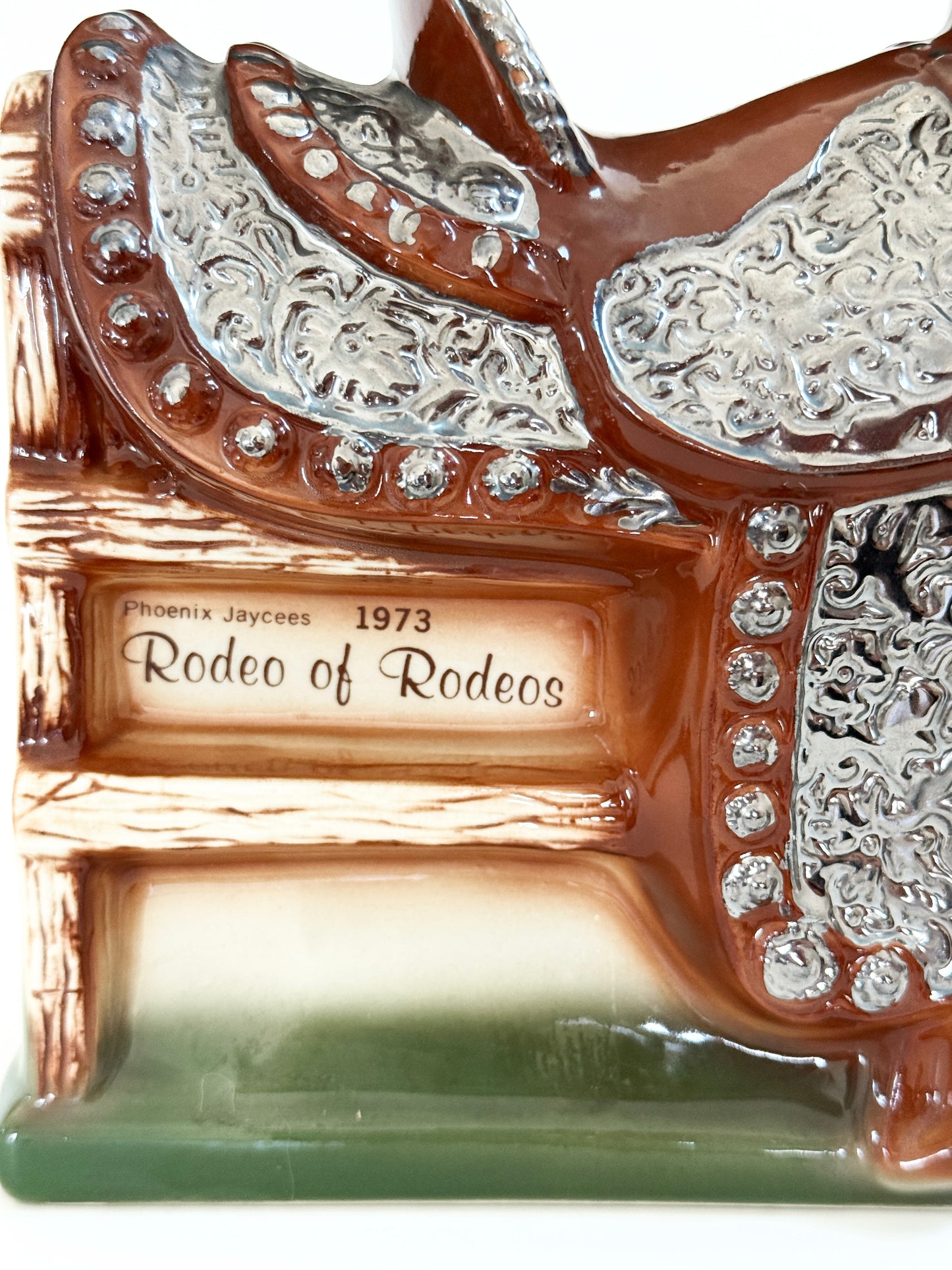 Vintage Saddle Decanter