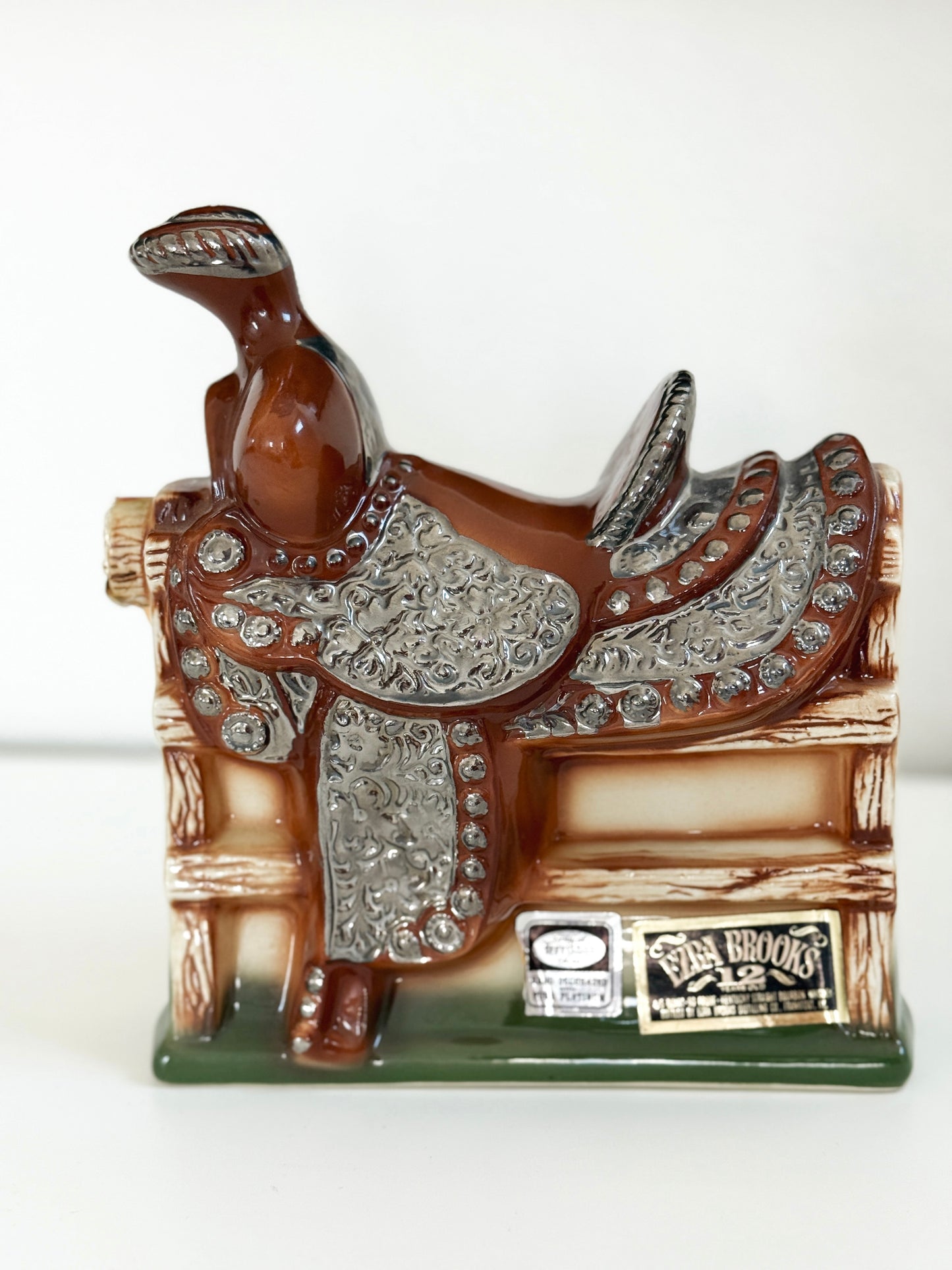 Vintage Saddle Decanter