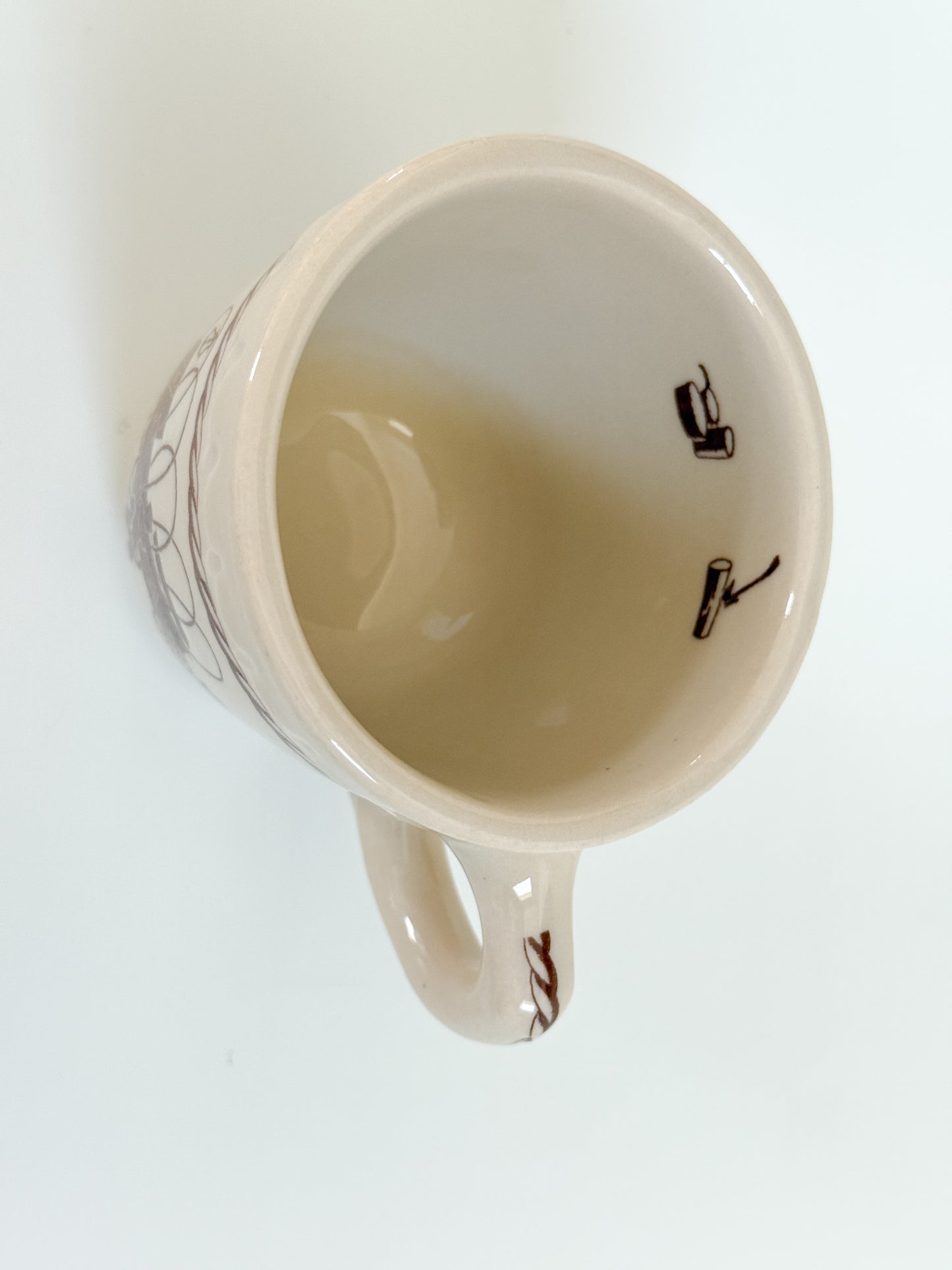 Vintage 1944 Chuckwagon Cowboy Mug