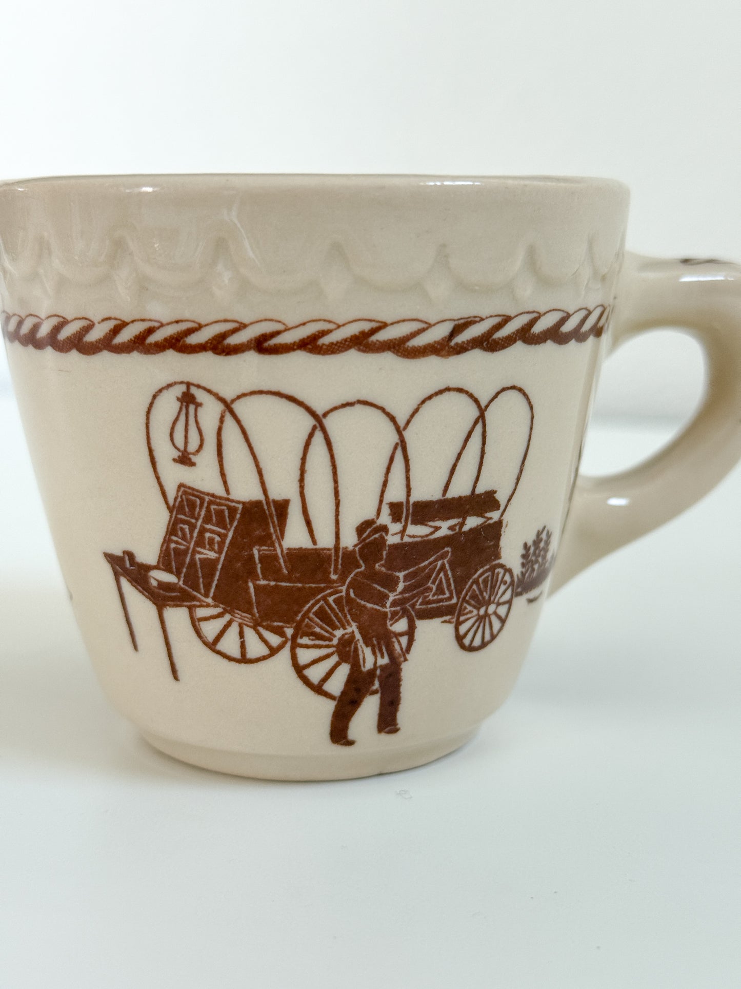 Vintage 1944 Chuckwagon Cowboy Mug