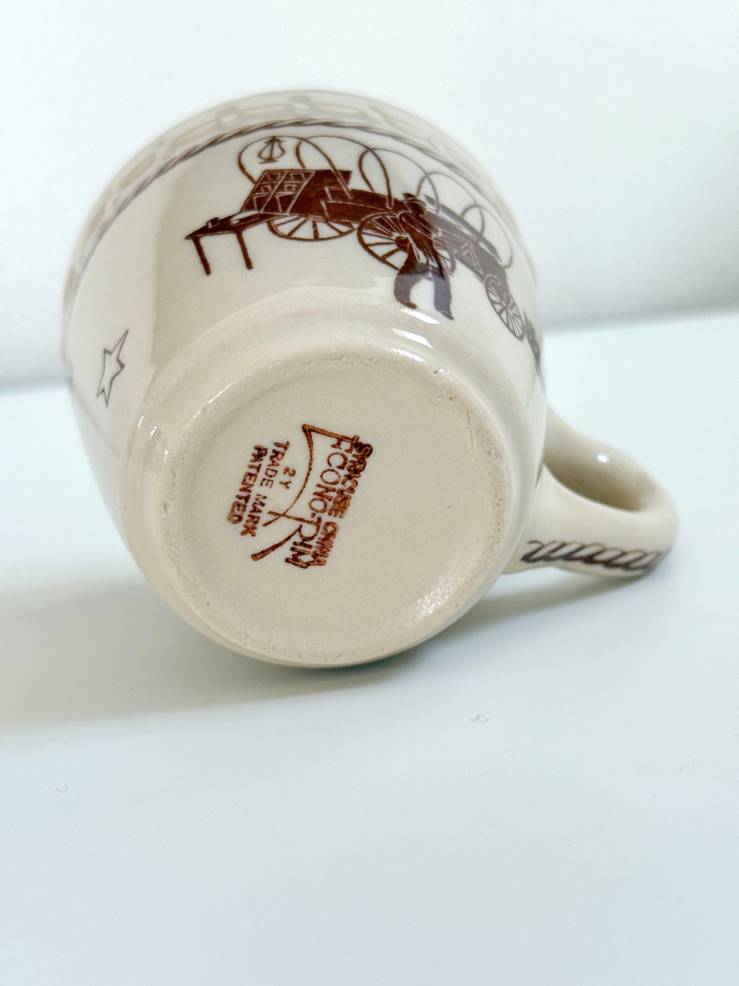 Vintage 1944 Chuckwagon Cowboy Mug