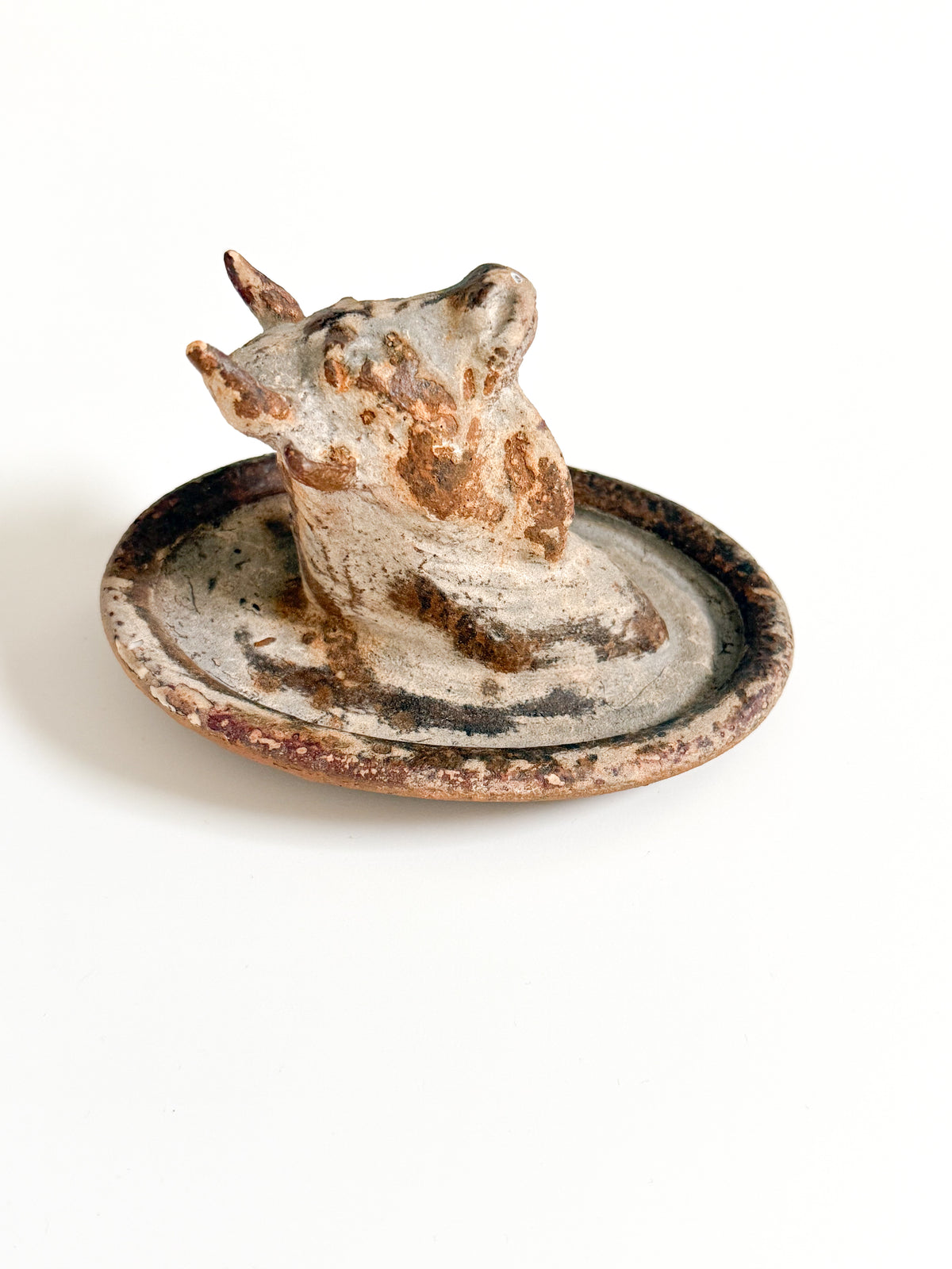 Vintage Mini Cow Bust