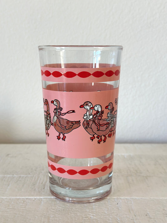 Vintage Duck Glass