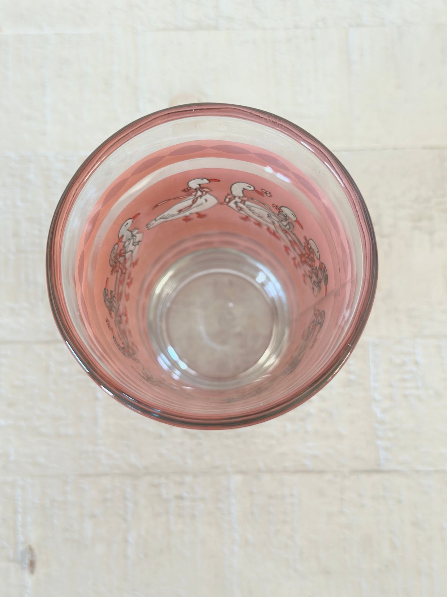 Vintage Duck Glass
