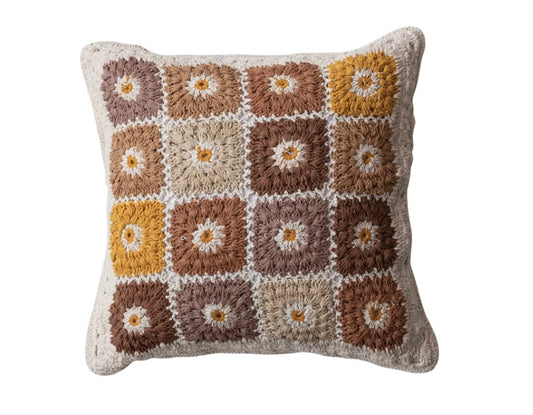 Granny Square Pillow