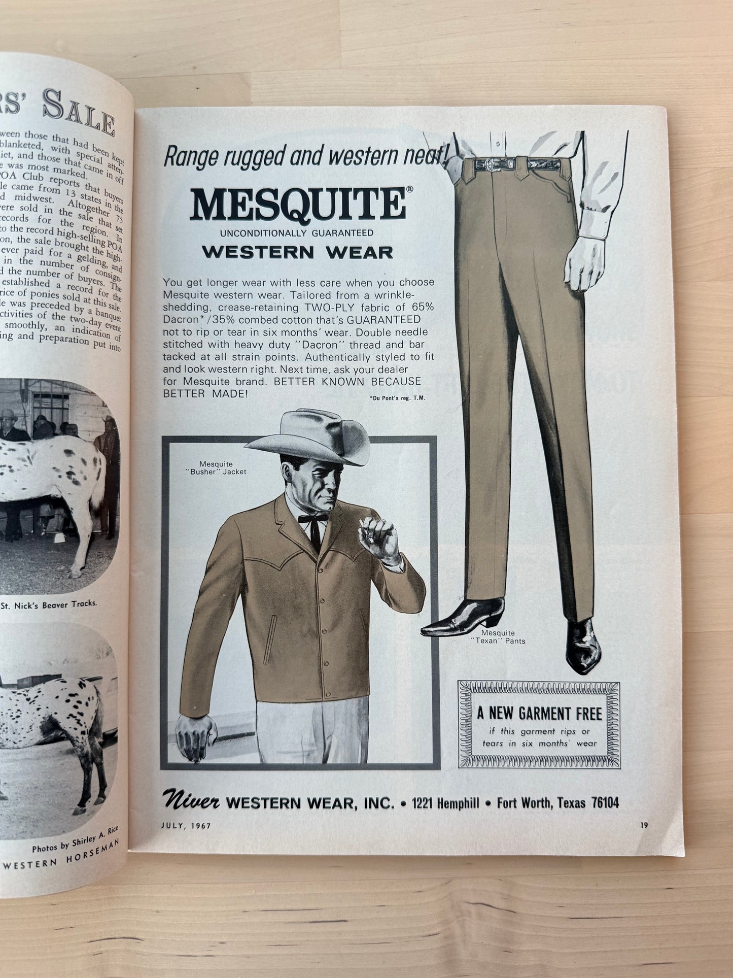 Western Horseman Magazine 1967