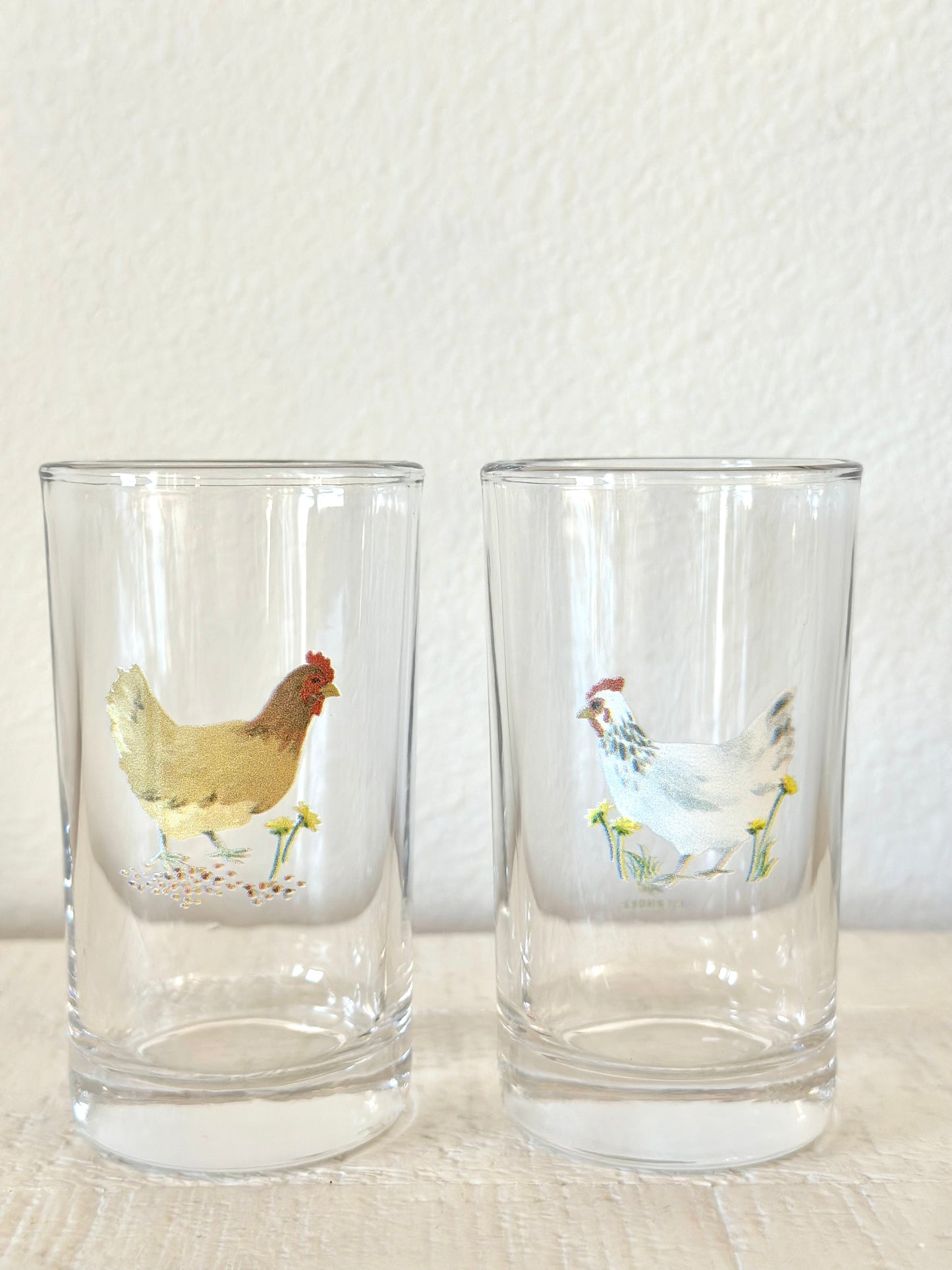 Chicken Juice Glass Set #1