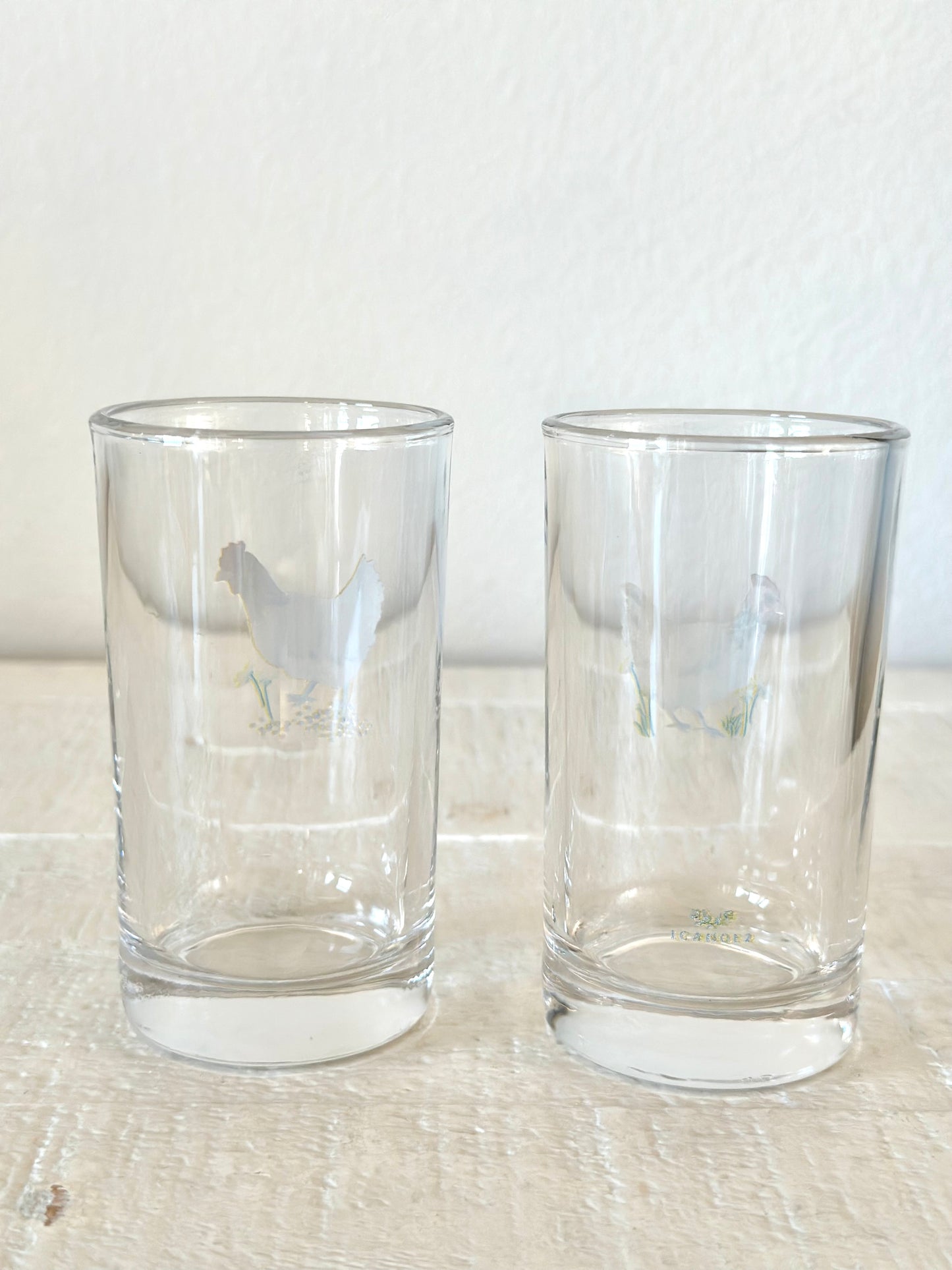 Chicken Juice Glass Set #1