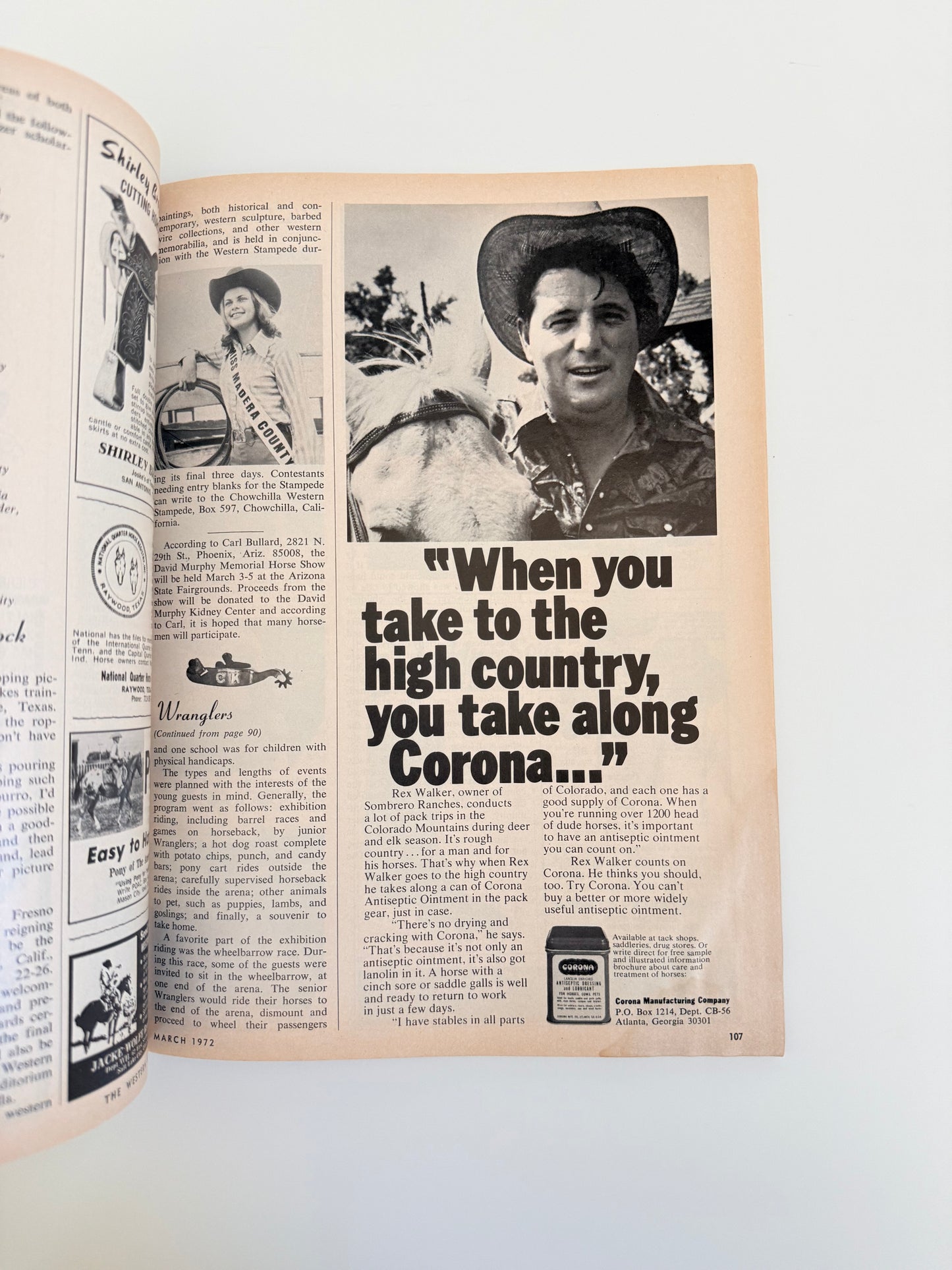 Western Horseman Magazine 1972