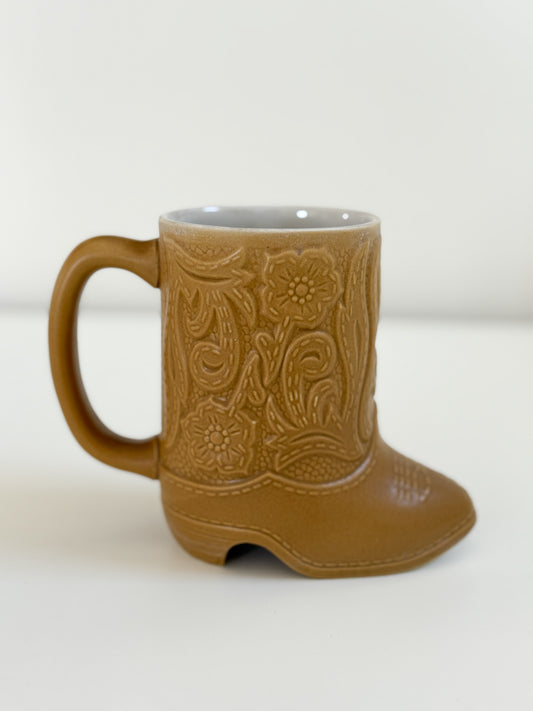Vintage Cowboy Boot Mug