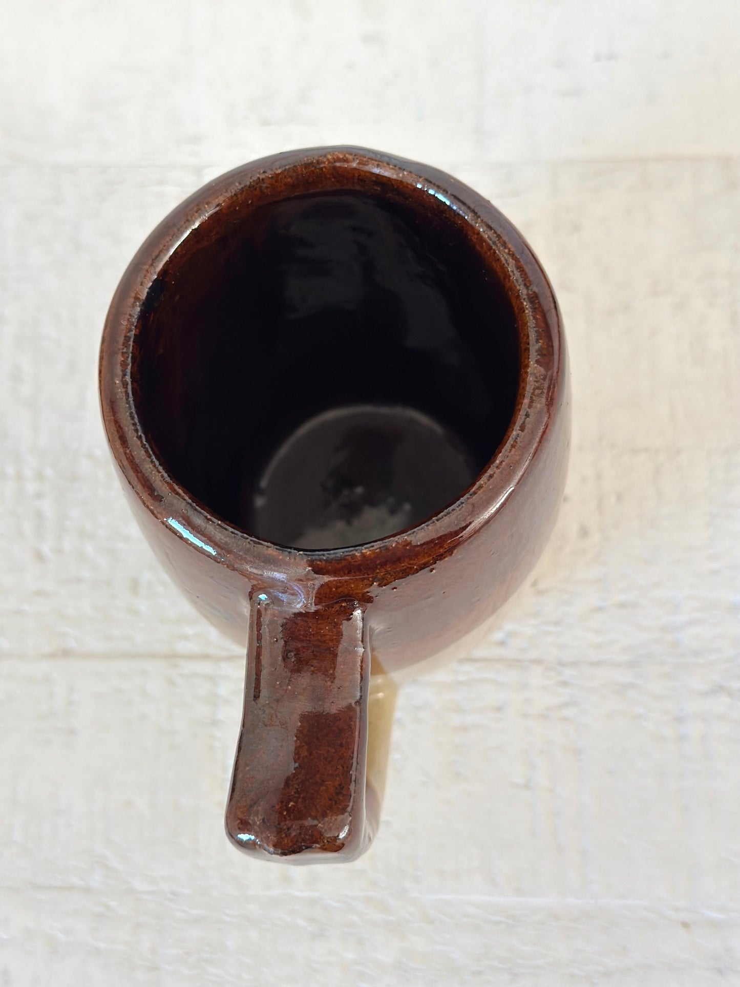 Vintage Brown Pottery Mug