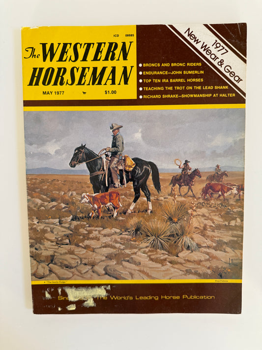 Vintage Western Horseman Magazine 1977