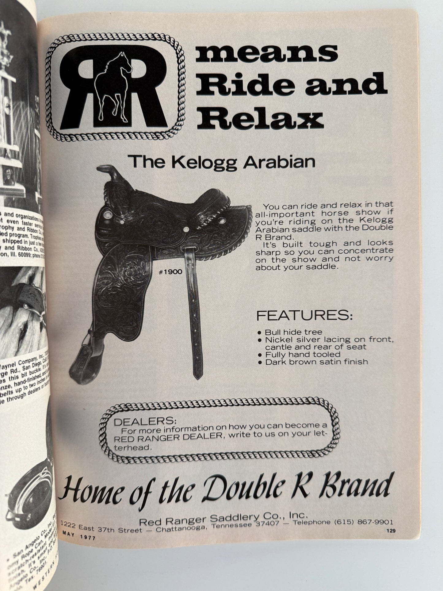 Vintage Western Horseman Magazine 1977