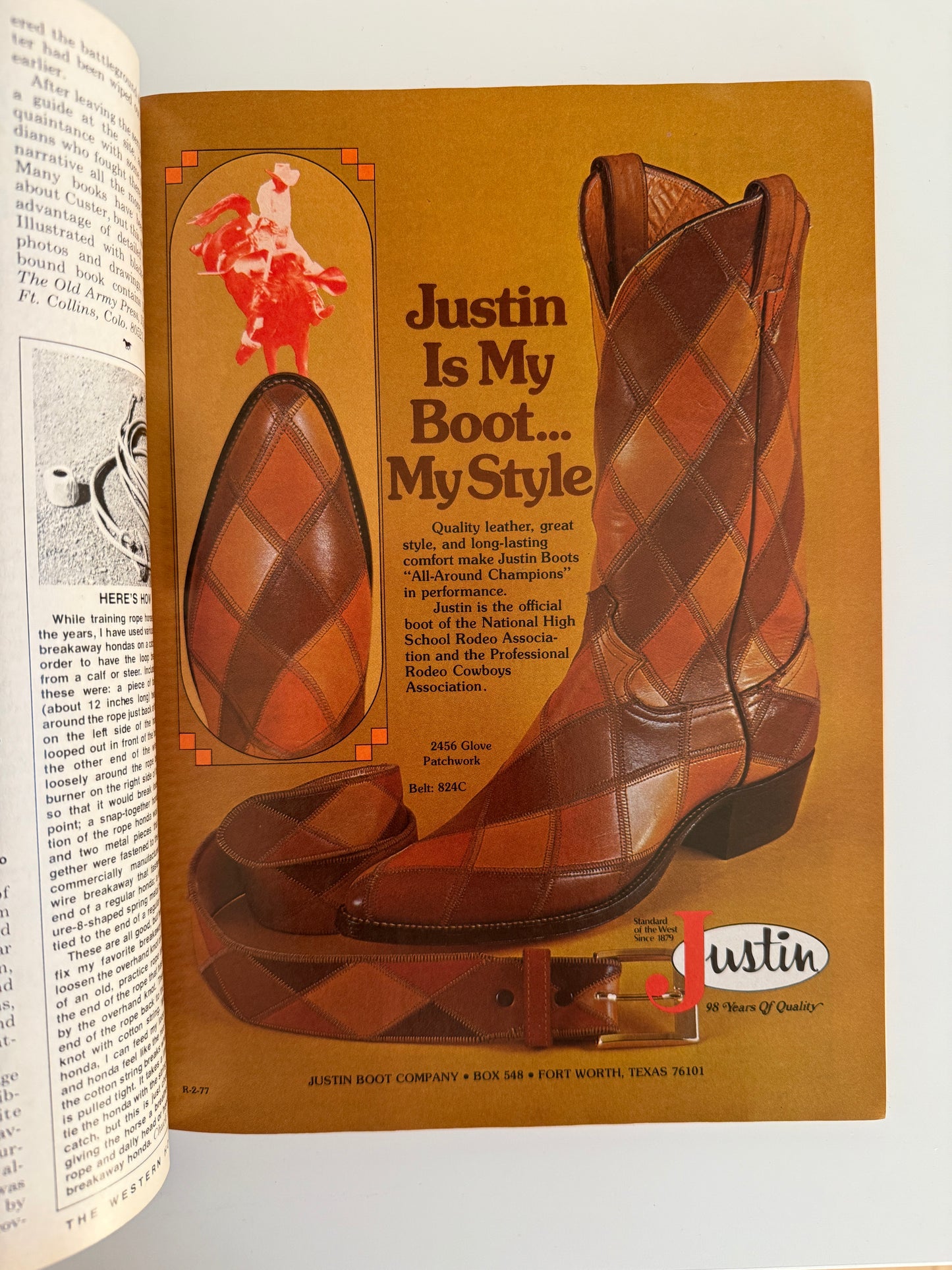 Vintage Western Horseman Magazine 1977